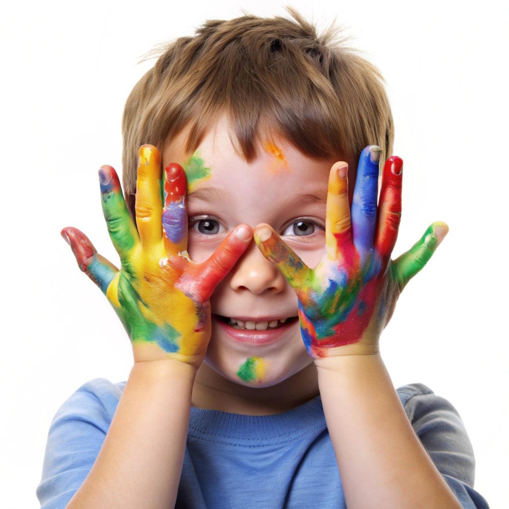 Criança em atendimento lúdico na Clínica Um Novo Olhar